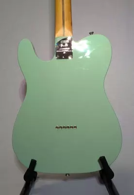 Fender - Limited Edition American Professional II Telecaster Thinline, Maple Fingerboard - Transparent Daphne Blue 7